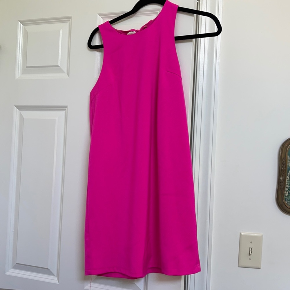 Very J size small bright pink dress sleeveless